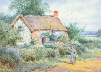 亨利 約翰 西爾維斯特 斯坦納德 A Bedfordshire Cottage